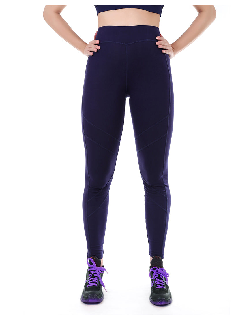 COTTON ACTIVE TIGHTS-NAVY