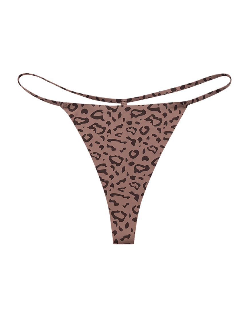 Losha Seamless Comfort G-String Panty- Brown