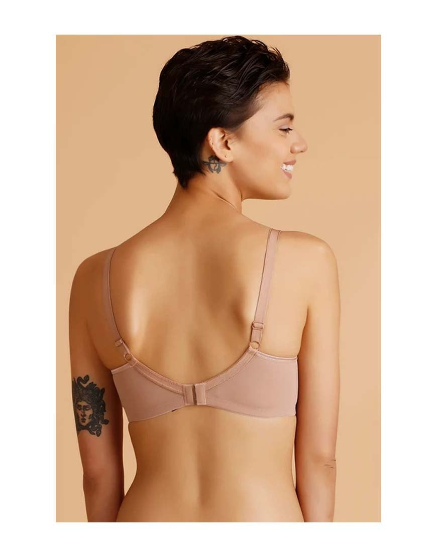 LOSHA TRUE CURVE WIRE-FREE MINIMIZER BRA-NUDE