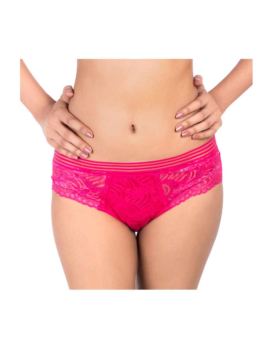 Sparkle Lace Set-Bright Rose