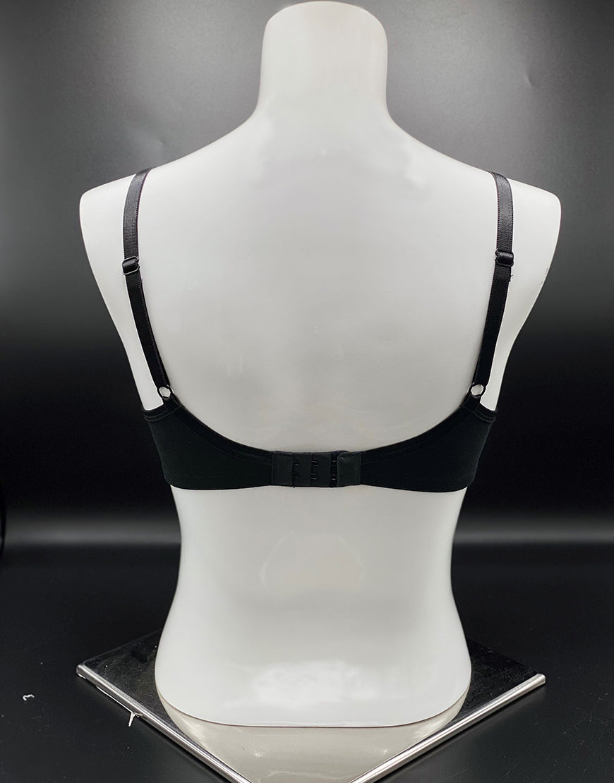 Cotton Wire free Cut N Sew Bra- Black