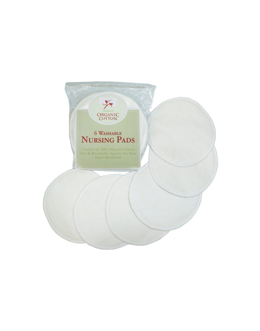 Organic Cotton Nursing Pads made with Organic Cotton- 3 pairs