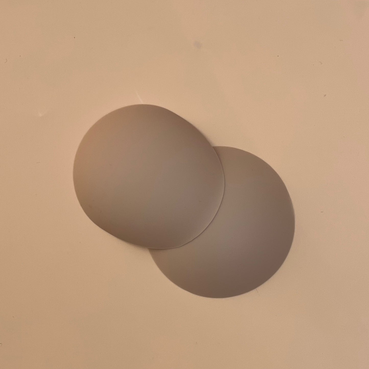 Matte silicone adhesive reusable nipple cover without glue