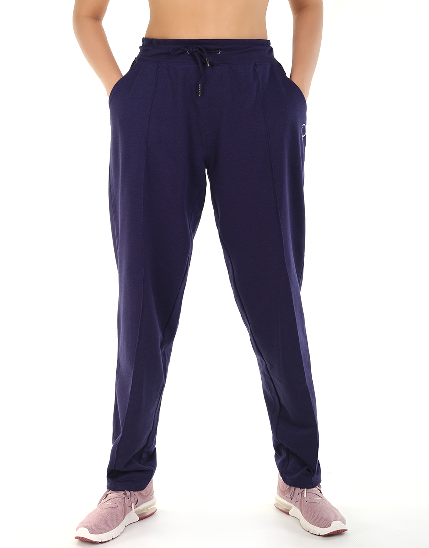 LOSHA POLY COTTON JOGGER PANTS-MARITIME BLUE