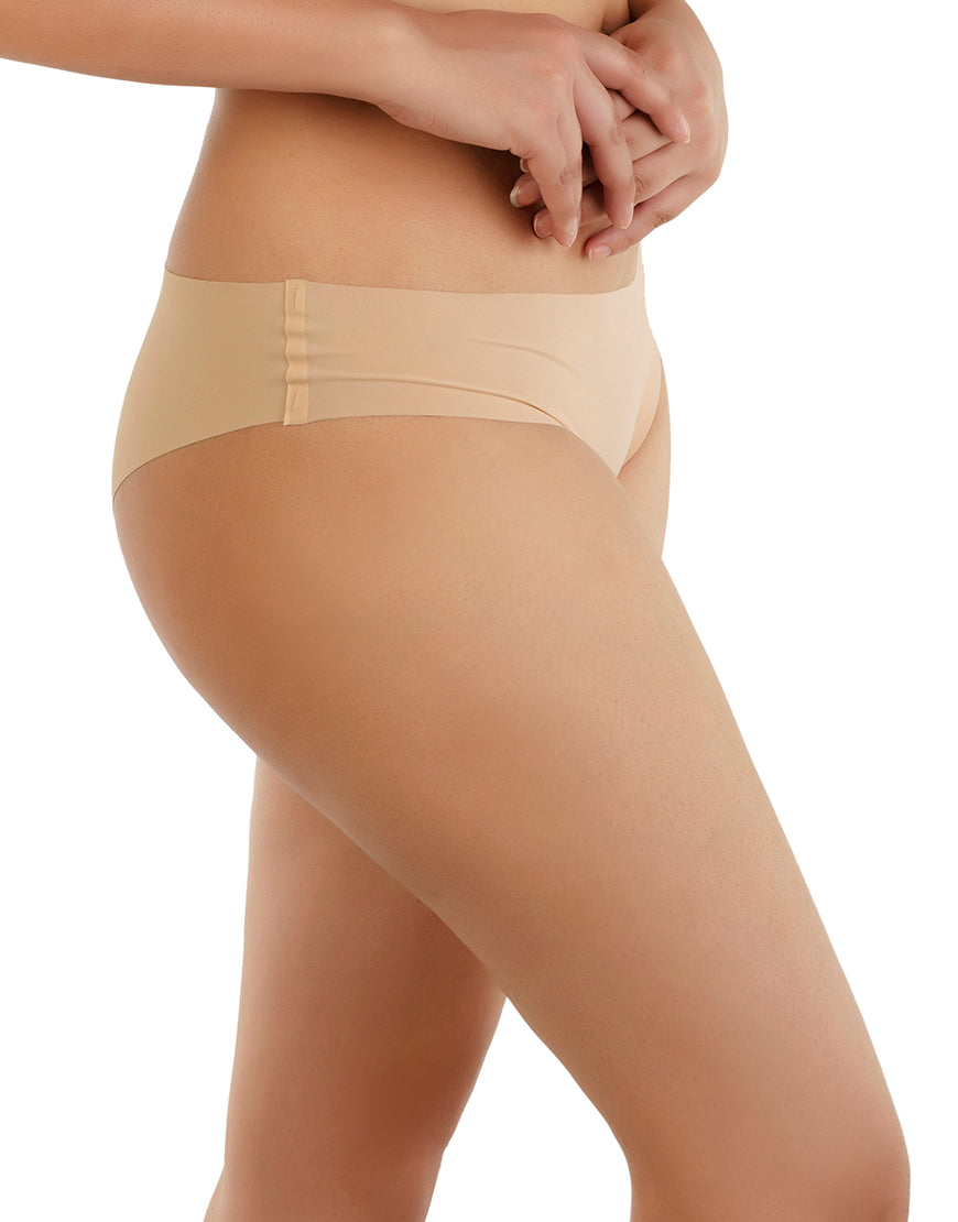 LOSHA NO PANTY LINES LASER CUT BIKINI BRIEF – CREAM