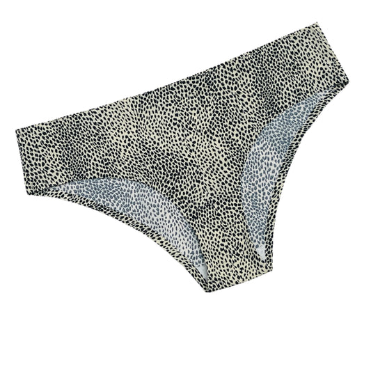 Mid waist Laser Cut Panty  -Leopard