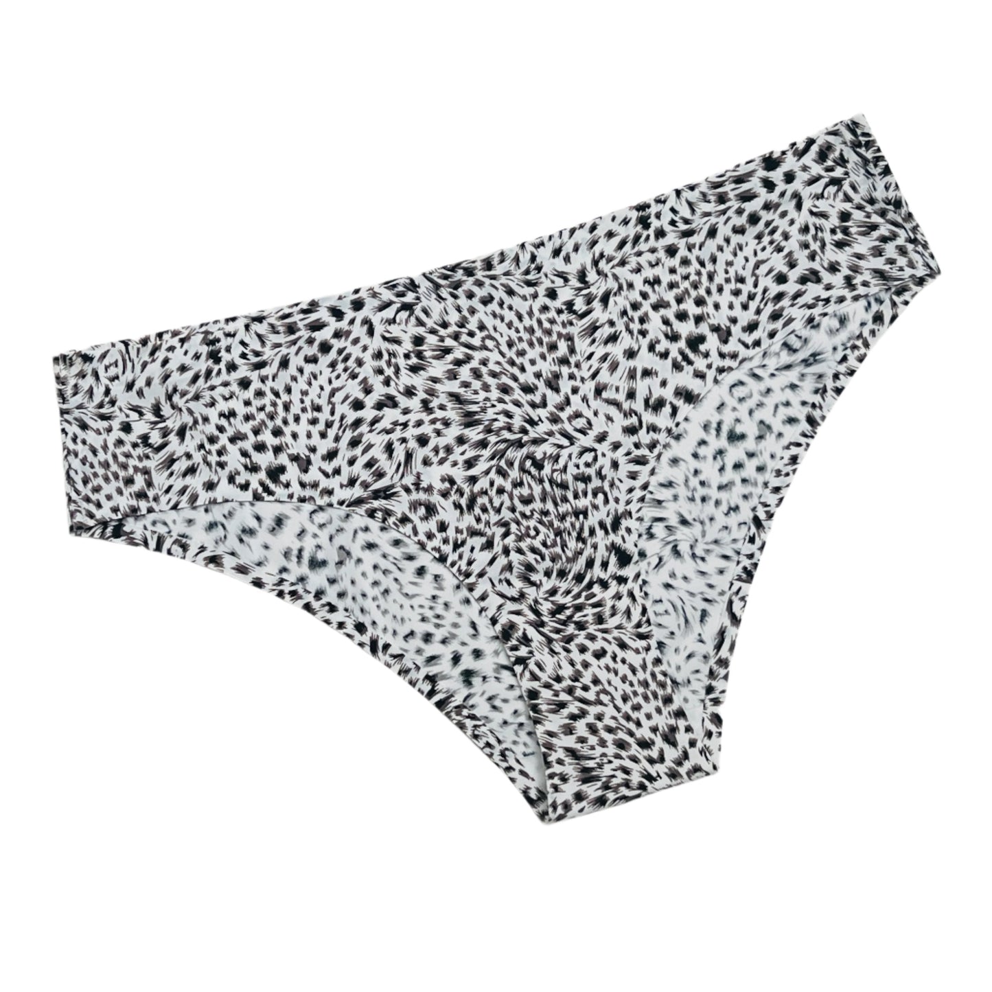 Losha Mid waist Laser Cut Panty  -White Cheeta