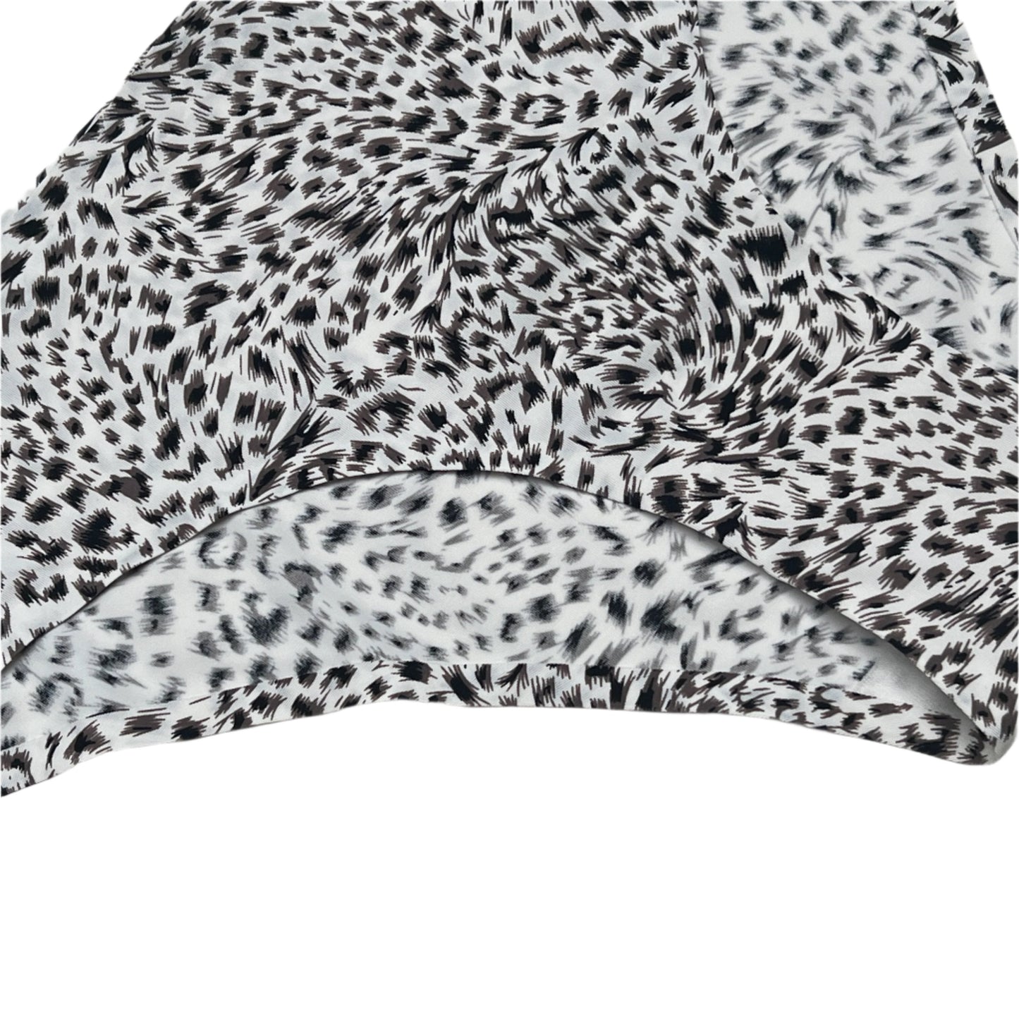 Losha Mid waist Laser Cut Panty  -White Cheeta