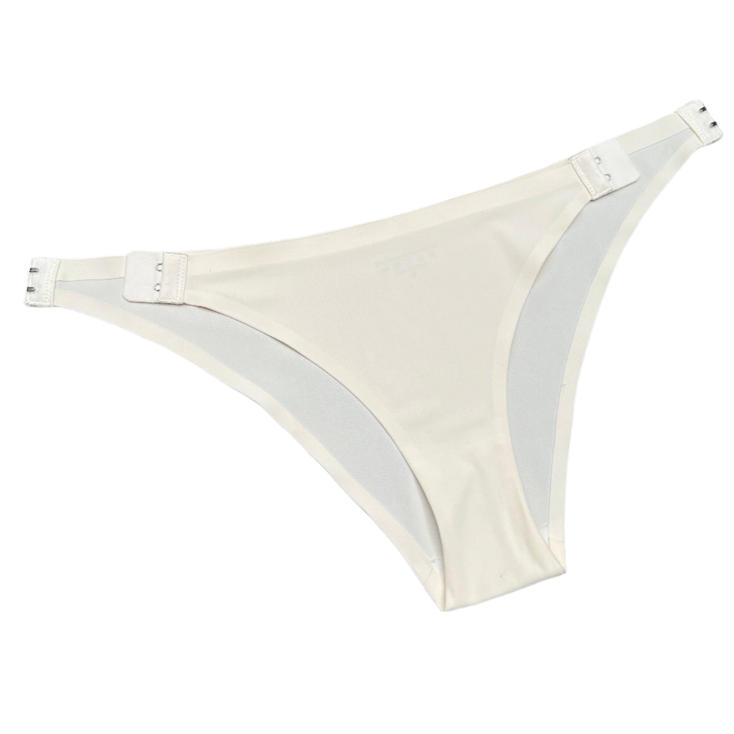 Low waist Laser Cut Panty with Side hooks -OFF WHITE