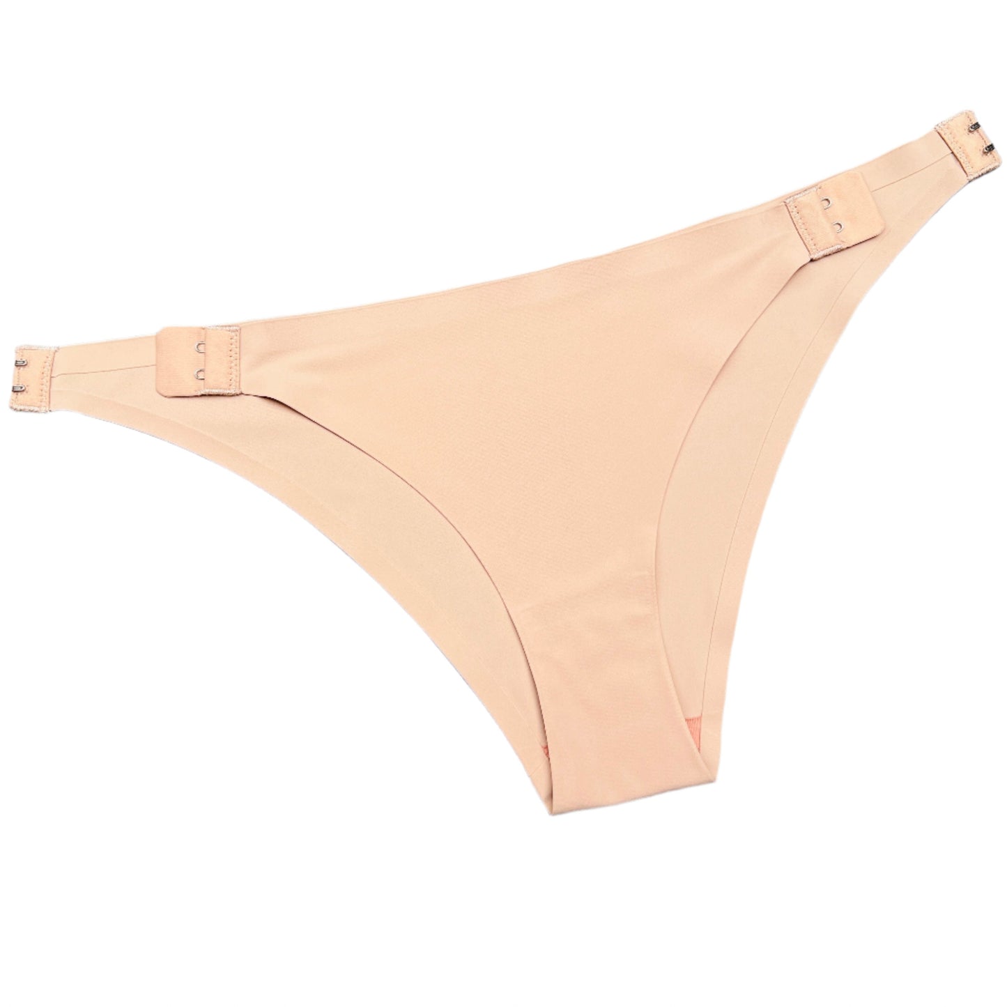 Losha Low waist Laser Cut Panty with Side hooks -Beige