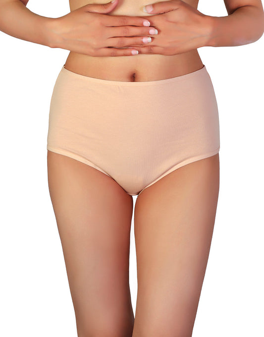 SUPPER SOFT HIGH  WAISTED COTTON PANTY-SKIN