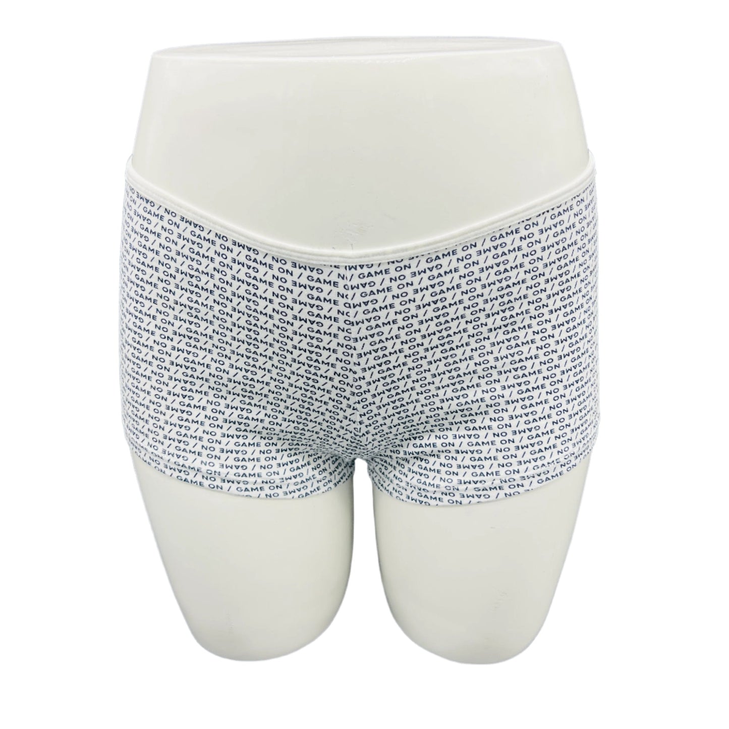 SUPER SOFT BOY SHORTS COTTON BRIEF-GAME ON(WHITE)