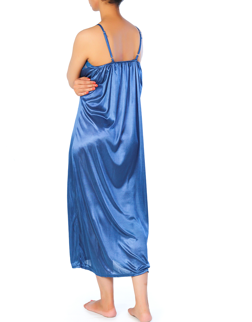 Losha 4 Piece Nighty Set - Steel Blue