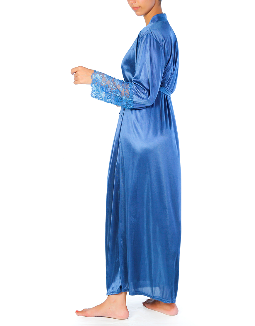 Losha 4 Piece Nighty Set - Steel Blue