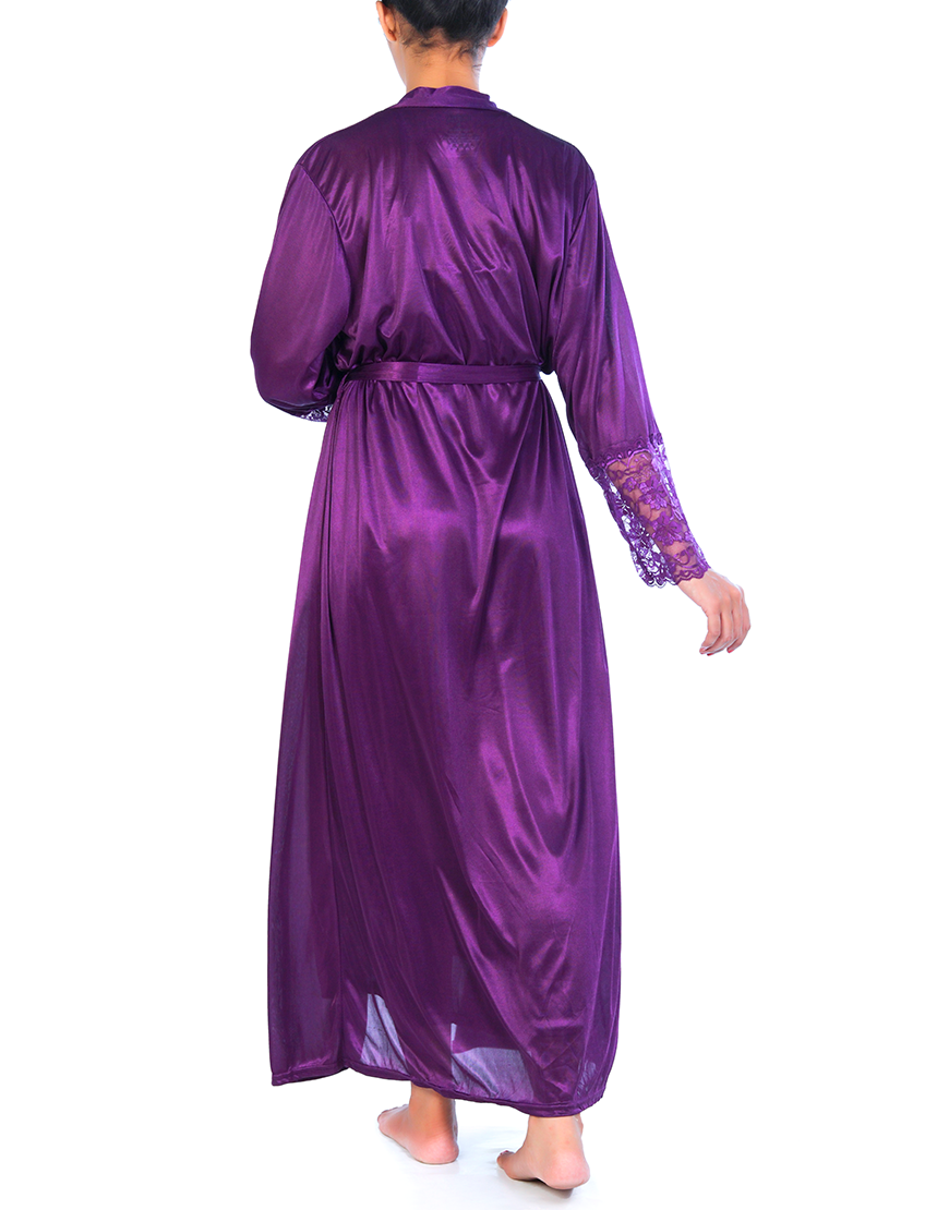 Losha 4 Piece Nighty Set - Purple