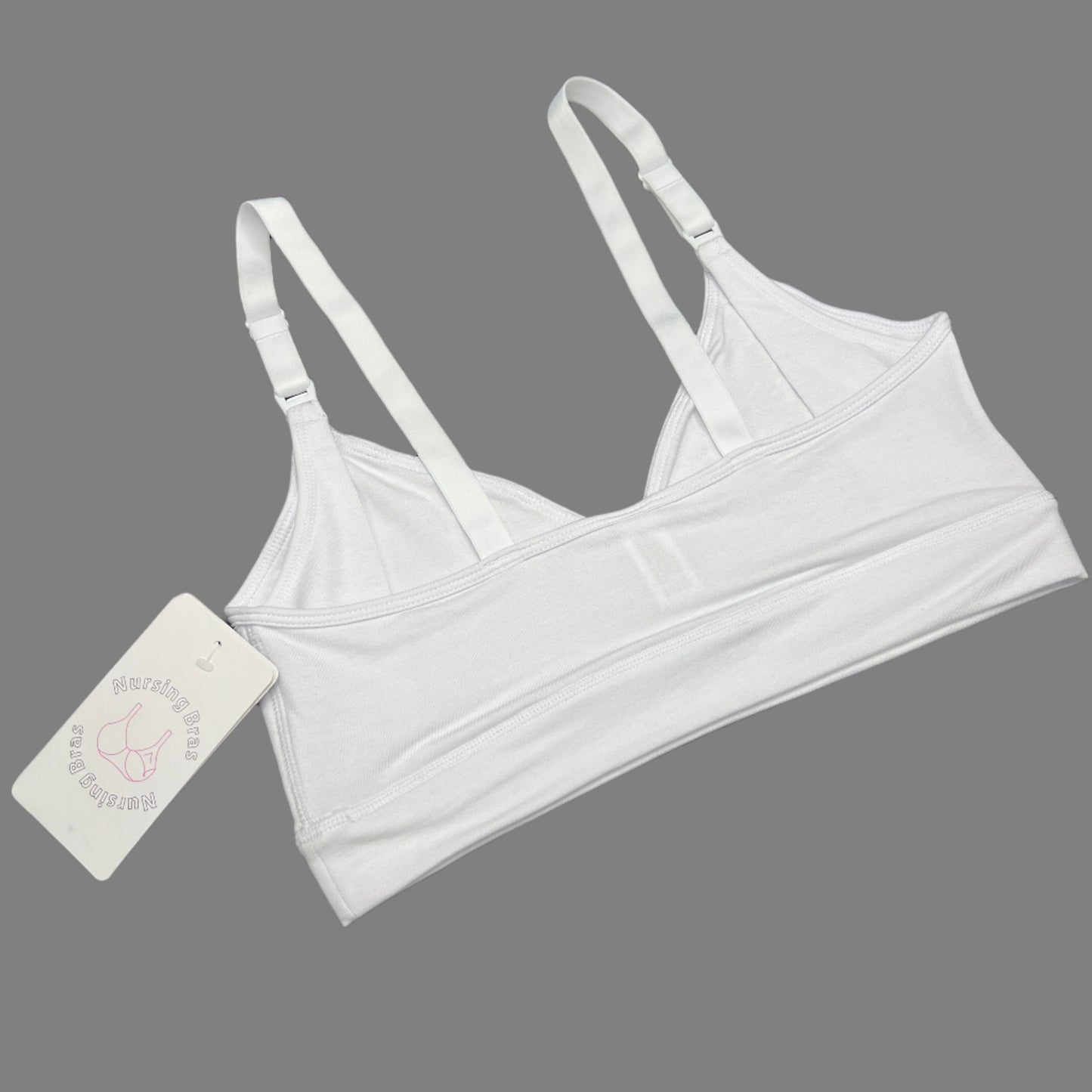 LOSHA DOUBLE LAYERED SIDE SUPPORT NURSING BRA -WHITE