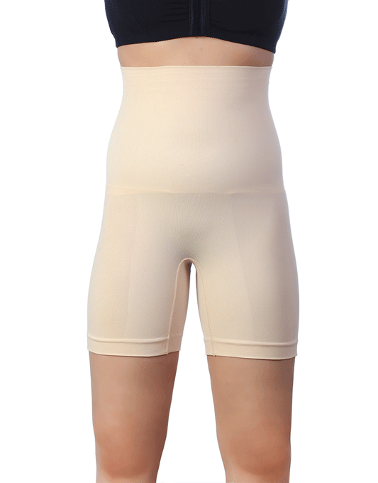 LOSHA SEAMLESS MEDIUM COMPRESSION THIGH SHAPING BRIEF -SKIN