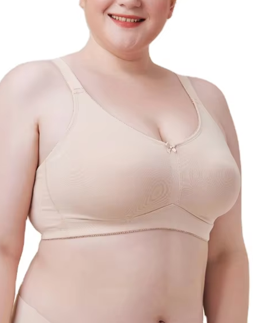 FULL COVERAGE POST SURGICAL BRA WITH BROAD ELASTIC STRAP -SKIN