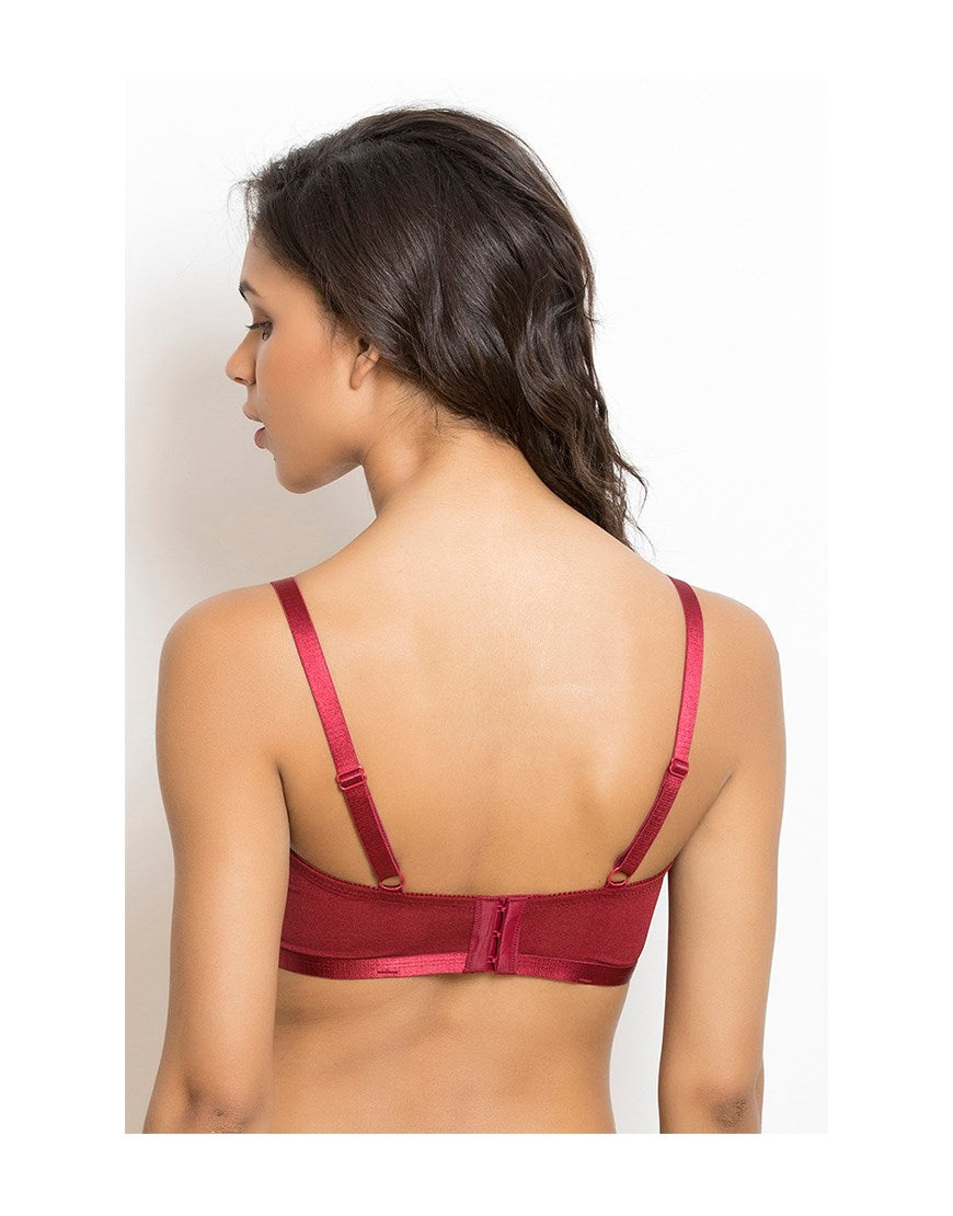 TRUE CURVE SUPER SUPPORT BRA- MAROON